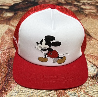 Supreme Number Nine Mickey Mesh Back 5-Panel Hat Red Brand New | eBay