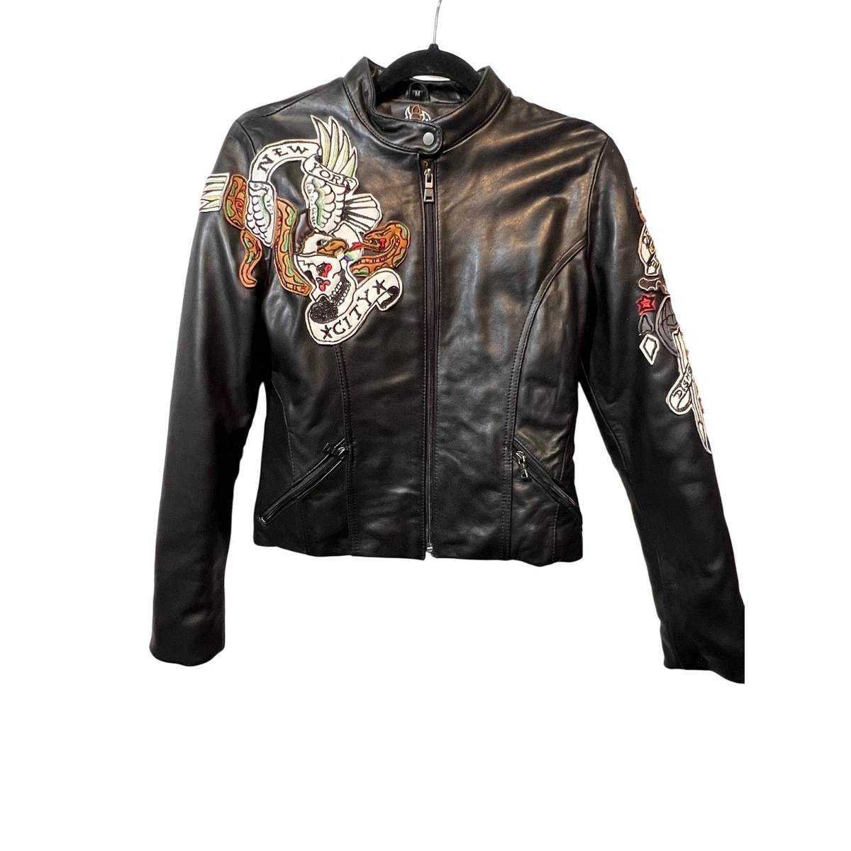Ed Hardy Leather Jacket products for sale | eBay