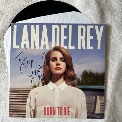 Lana Del Rey Signed Born To Die Vinyl Record Lp Personalized Album