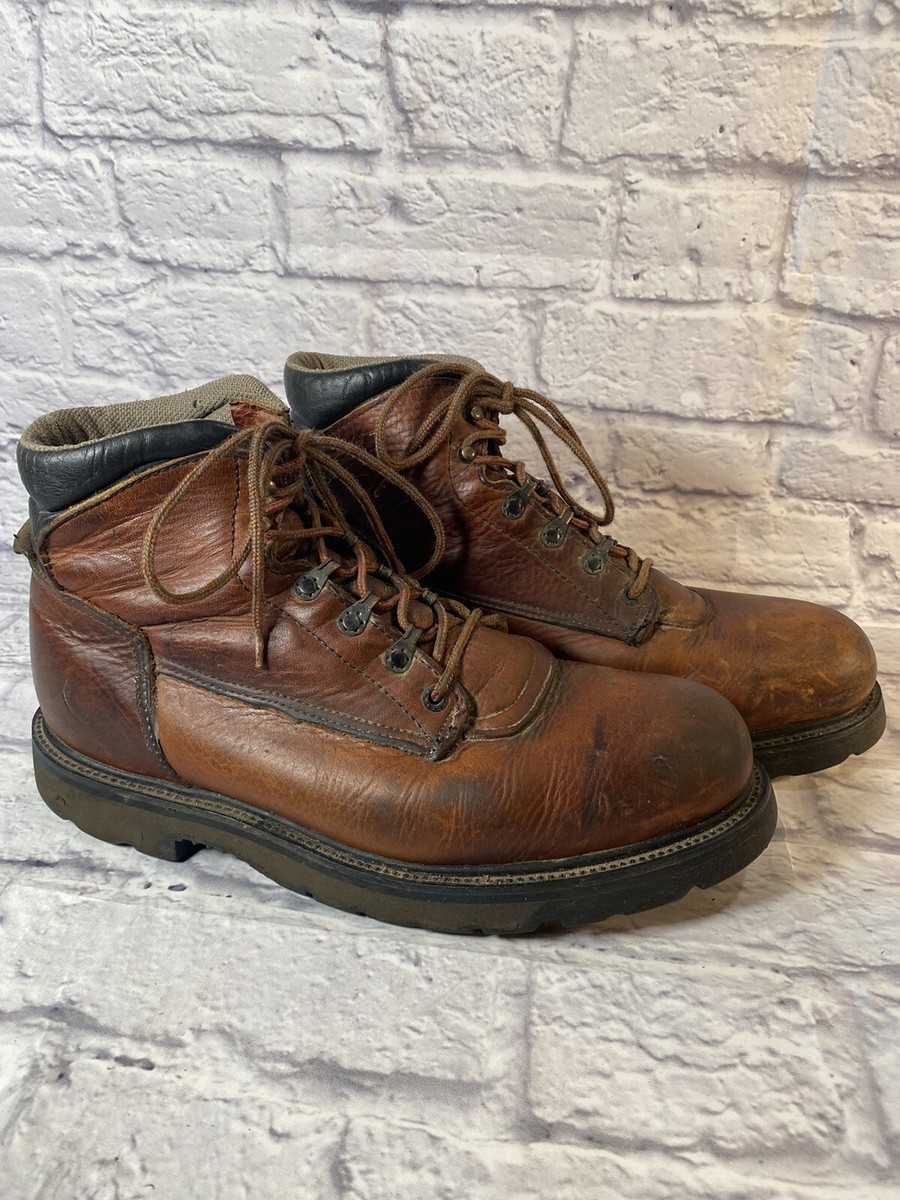 Red Wing SuperSole Steel Toe Work Boots ANSI Z41 PT91 M1/75 C/75