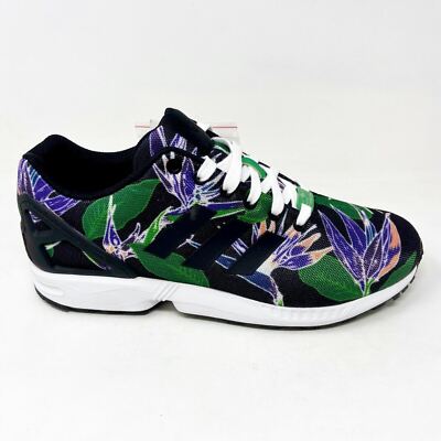 Adidas Originals ZX Flux Torsion Hawaiian Black White Mens Running