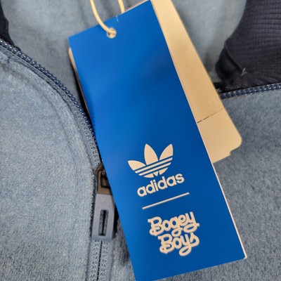 Adidas x Bogey Boys Zip-Up BB Track ALTBLU Jacket Size S Blue New