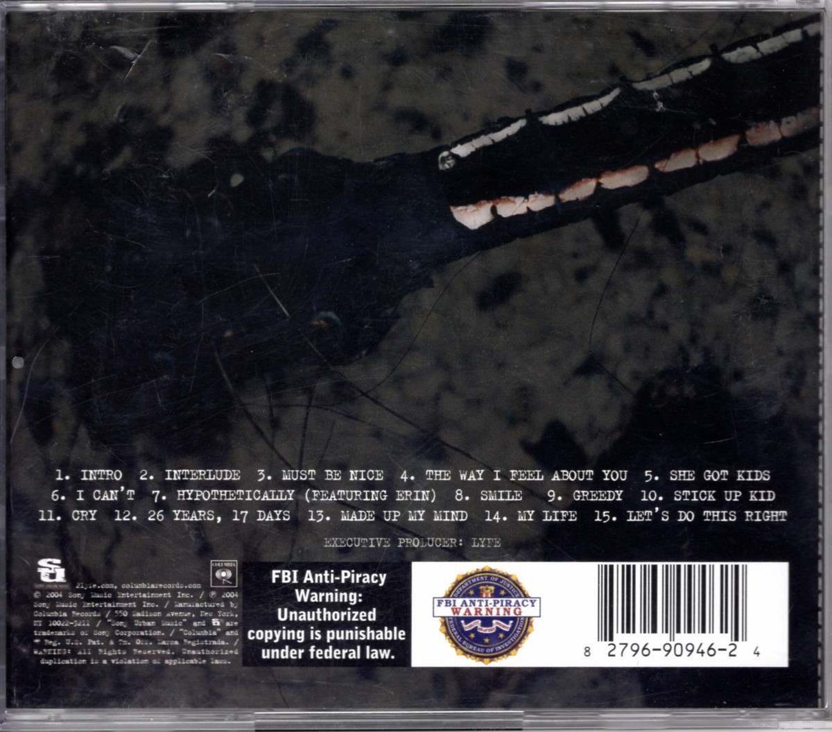 Lyfe Jennings Lyfe 268-192 2004 OG CD 1st Press Album Rap Hiphop