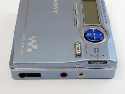 Sony MZ-R910 MD Player Recorder Minidisc Walkman music light blue