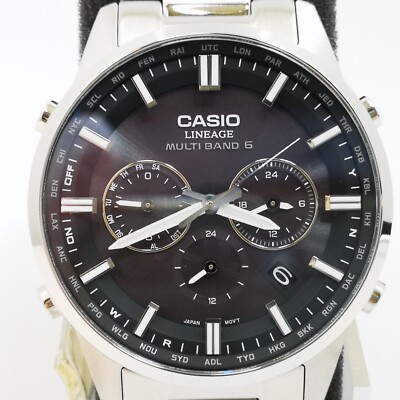 CASIO LINEAGE LIW-M700D-1AJF Black Multiband 6 Solar Men's Watch