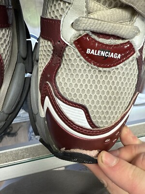Size 10 - Balenciaga Runner Burgundy 43 No Box Rare Color And Size