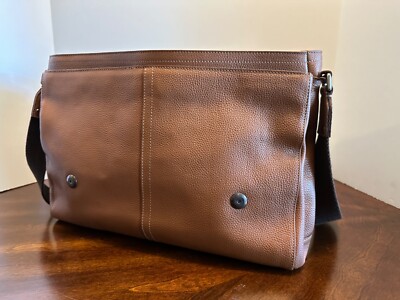Coach Camden Brown Leather Unisex Messenger Handbag F70423 | eBay