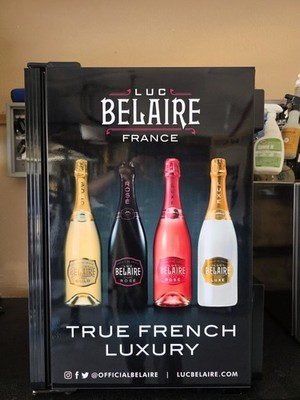 Luc Belaire France Mini Fridge Refrigerator Cooler with LED Light