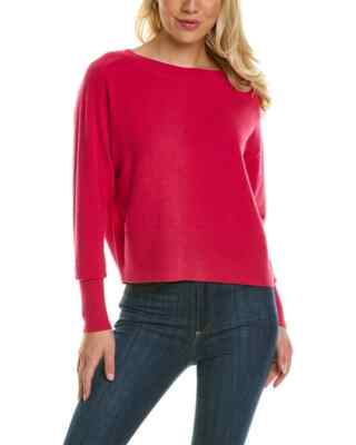 NWT Theory Relaxed Boat Neck 100% Cashmere Sweater in Bright