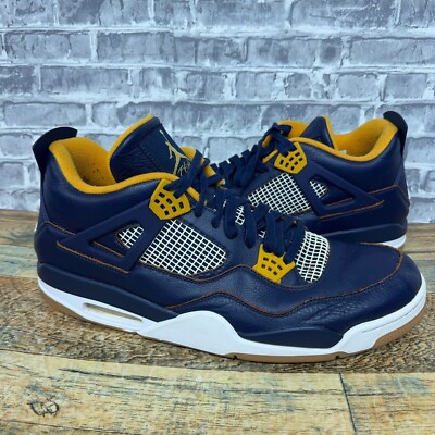 Nike Air Jordan 4 Retro Midnight Navy Metallic Gold 308497-425