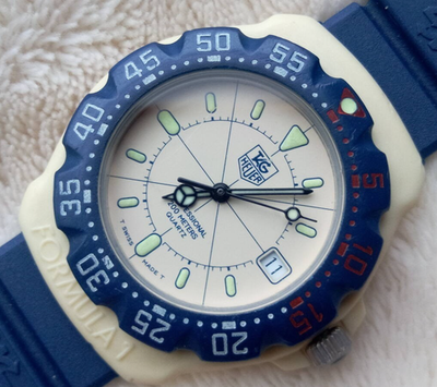 TAG Heuer Formula 1 387.513/1 Navy/White Dial 35mm Men's Watch