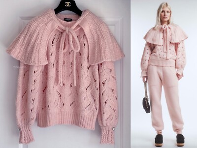 CHANEL 21B LIGHT PINK ALPACA WOOL SWEATER 36 | eBay
