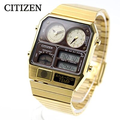 Citizen JG2103-72X ANA-DIGI TEMP Gold Men's Watch | eBay