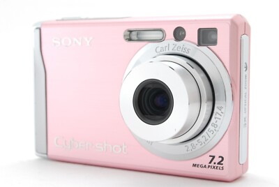 SONY Cyber-shot DSC-W80 Pink 7.2MP 3x optical zoom Digital Camera