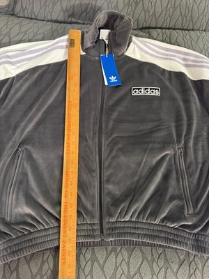 Adidas Originals Adibreak Velour TT Track Top Jacket Breakaway