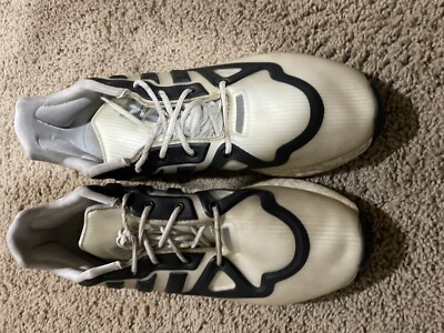 Men's ADIDAS ZX athletic shoes Size 8 White/ neon yellow sneakers