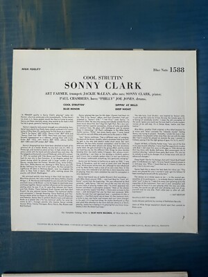 Sonny Clark - Cool Struttin' - LP Blue Note Classic Records 200g