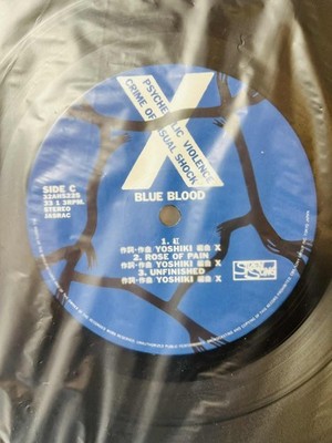 X Japan / Blue Blood 1989 LP Siren Song Records 32AH52245 YOSHIKI