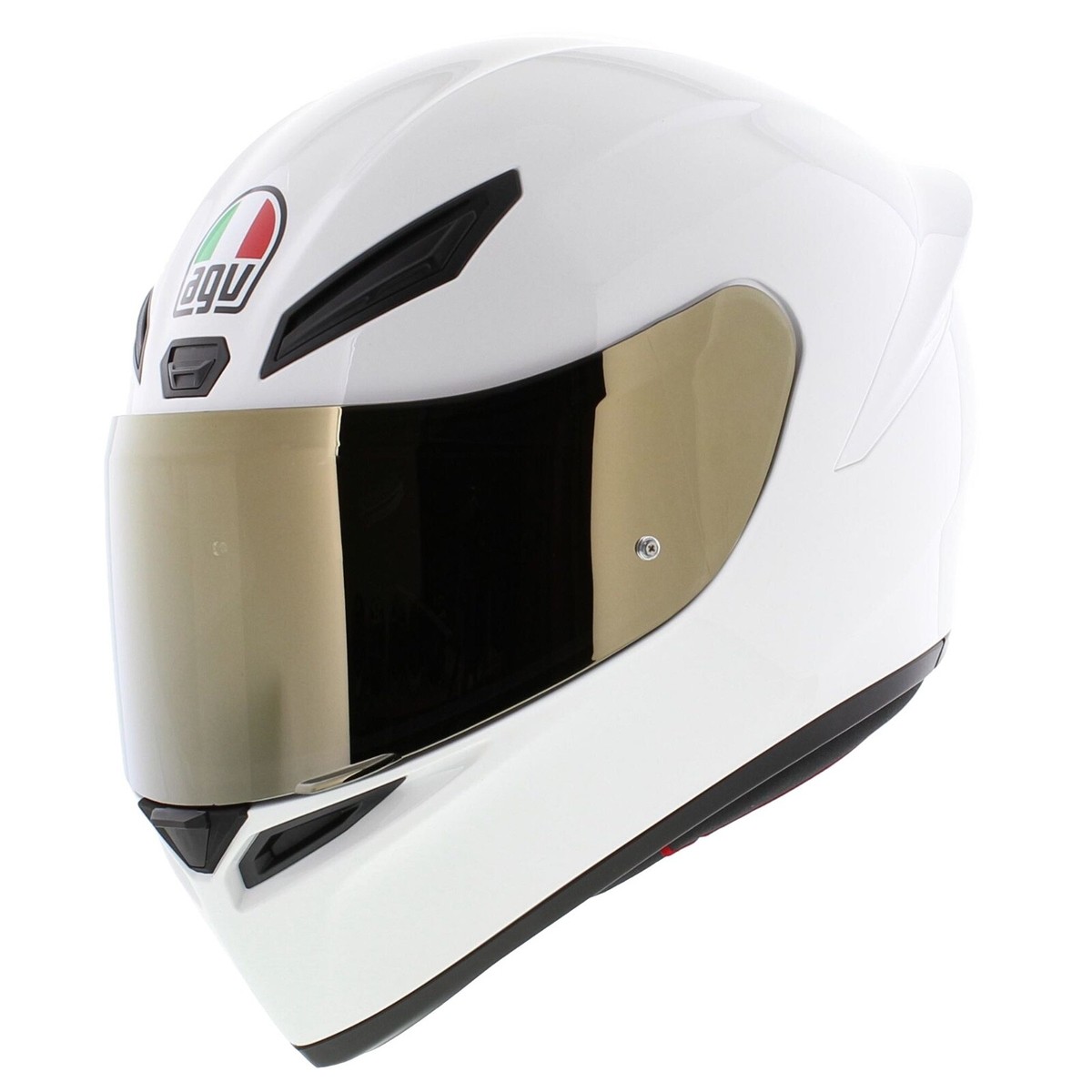 AGV K1-s ECE 22.06 Solid Gloss White Full Face Motorcycle Helmet