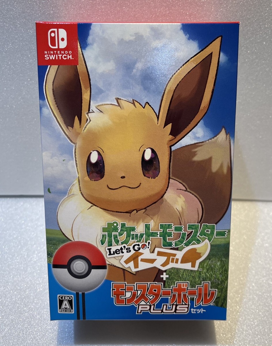 Pokemon Let's Go Eevee + Poke Ball Plus - Nintendo Switch for sale