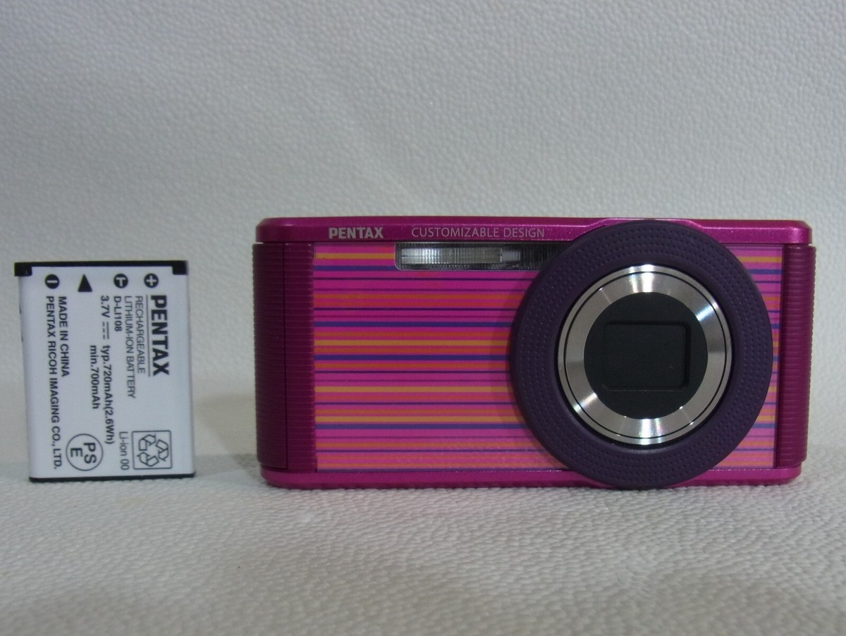 PENTAX Optio LS465,Pink,5x,2.7in,16MP,f/3.9 Excellent from JAPAN