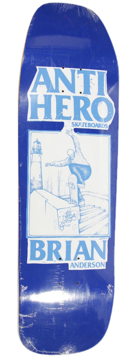 ANTI-HERO Brian Anderson Hubba Skull Skateboard Deck-NEW-RARE