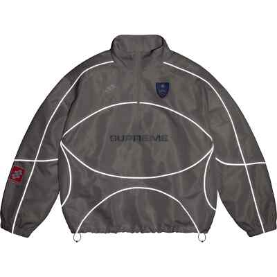 Supreme Reflective Piping Pullover Black White Navy Red 4colors