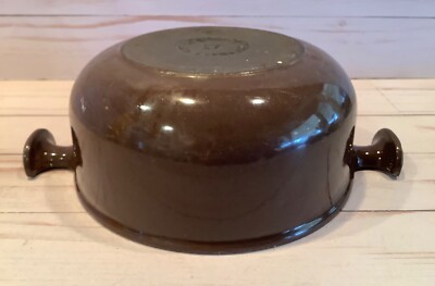 1970's Vintage Le Creuset Enzo Mari La Mama #17 Cast Iron Pot (no