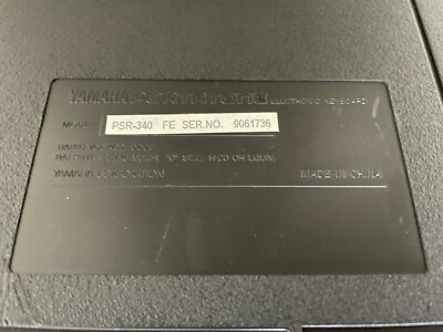 Yamaha PSR-340 Portatone Electronic Keyboard with Music Stand and