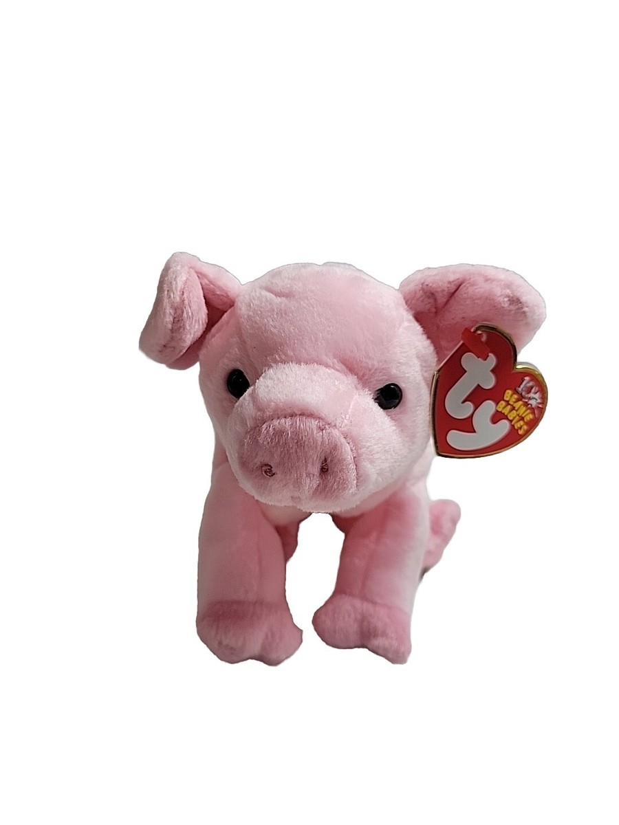 TY Beanie Baby - HAMLET the Pig (7