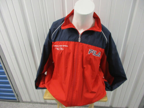 Vintage Fila Puffer Coat Jacket XXL Y2K 90s Spell Out Logo Hip
