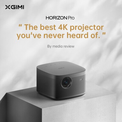 XGIMI HORIZON Pro 4K DLP Projector 1500 ISO Lumen HDMI Built-In