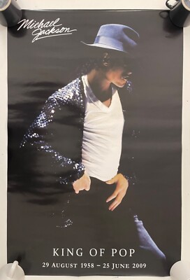 MICHAEL JACKSON,KING OF POP,,RARE LICENSED 2009 POSTER | eBay
