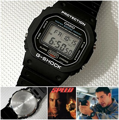 RARE 1990 Casio G-SHOCK DW-5600C-1V 901 as Worn by Keanu Reeves in