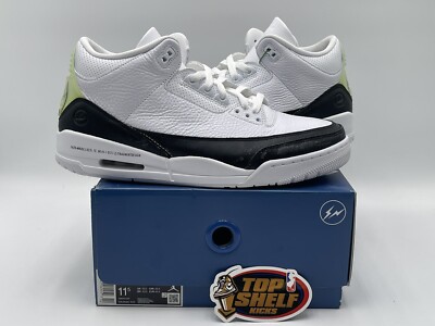 New Air Jordan 3 Fragment Design White 2020 Size 11.5 Rare Retro
