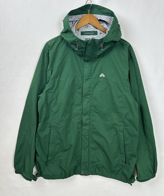Vintage EMS Eastern Mountain Sports Rain Jacket Green Mens Size XL