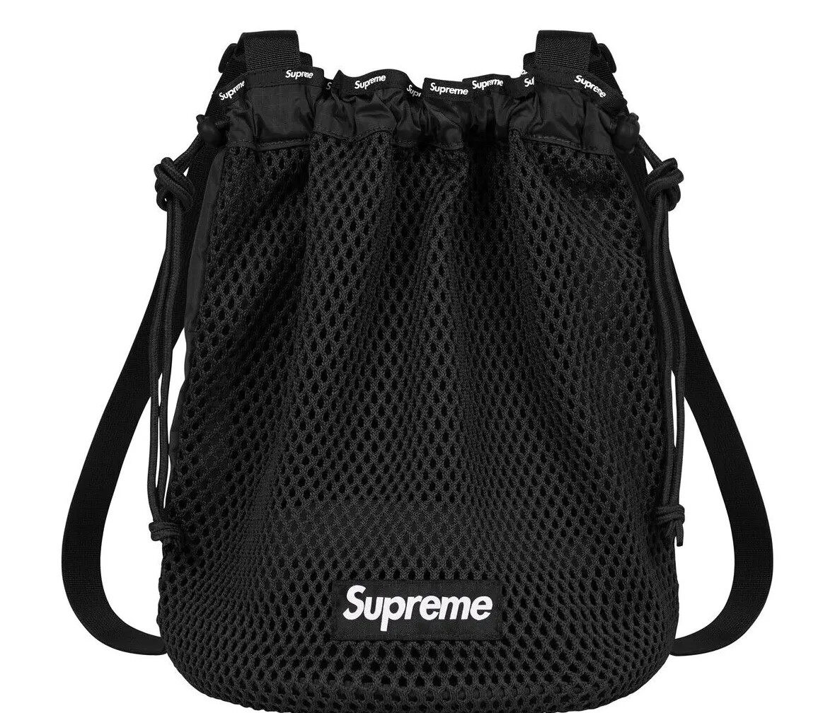 Supreme Mesh Small Backpack 10L 23SS 4colors Black White Green