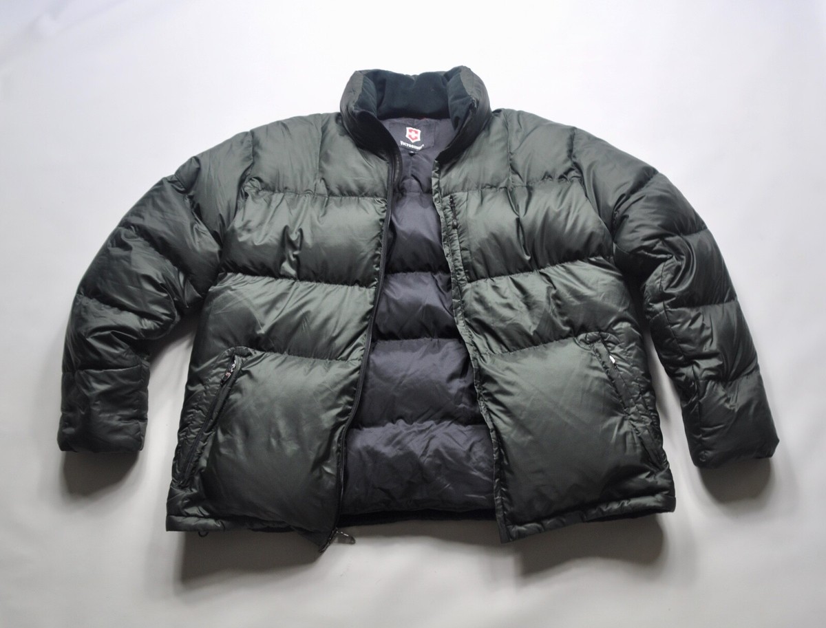 Victorinox Down Puffer Jacket Coat Green Men's Sz XL | eBay