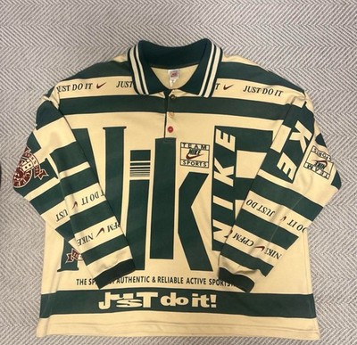 Nike x Cactus Plant Flea Market Longsleeve Polo SizeM CPFM Team