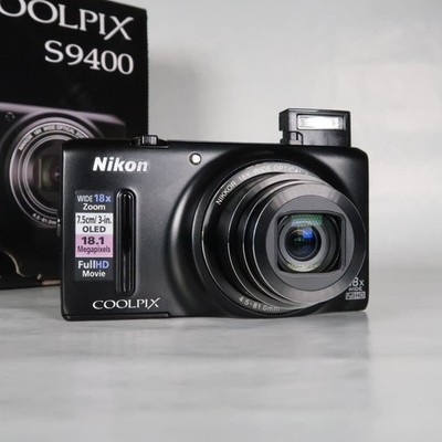 Nikon COOLPIX S9400 Digital Camera 18.1MP 18x Optical Zoom Full HD