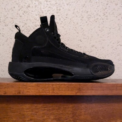 Nike Air Jordan XXXIV 34 Black Cat Triple Black 23 All 4 Retro