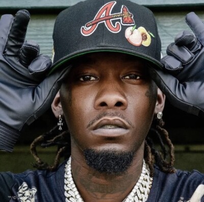 RARE MIGOS OFFSET x ATLANTA BRAVES NEW ERA BASEBALL CAP HAT FITTED