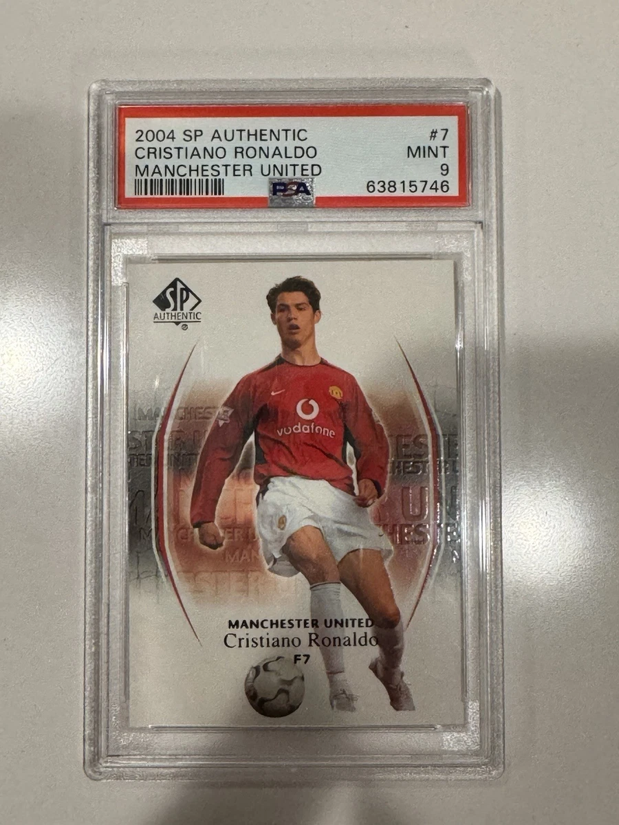 2004 SP Authentic Manchester United Cristiano Ronaldo #7 for sale