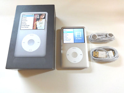 APPLE iPOD CLASSIC 6TH GEN. SILVER 80GBNEW BATTERY | eBay
