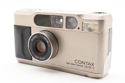 Contax T2 Carl Zeiss Silver Point & Shoot 35mm Film Camera From