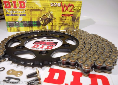 2007-16 KAWASAKI ZX6R NINJA RED SUPERSPROX DID QA -1/+1t CHAIN AND