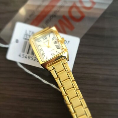 CASIO Woman Metal band Gold Wrist Watch LTP-V007G-9B | eBay