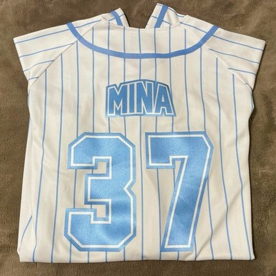 TWICE Mina Korea Fan Meeting Baseball Uniform Home 9 Round Unused