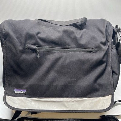 Patagonia Messenger Bag Black Half Mass Commuter Removable Laptop