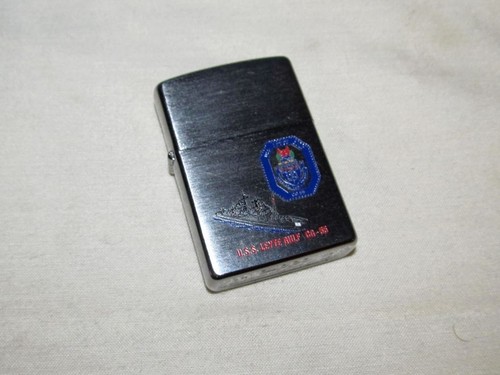 ZIPPO USS KITTY HAWK CV-63 VINTAGE 1983 SLIM LIGHTER W/ Patch | eBay